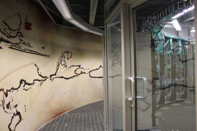 Etienne Cliquet, 'Allée froide – datacentre d’art', peinture murale supercalculateur Le Colosse, Québec, 2013 – coproduction BBB centre d’art et La Chambre Blanche